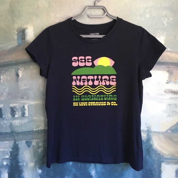 Signature by Levi Strauss & Co. T-Shirt Size L - Picture 11 of 12